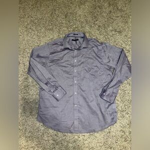 Tommy Hilfiger lavender metallic xl dress shirt like new